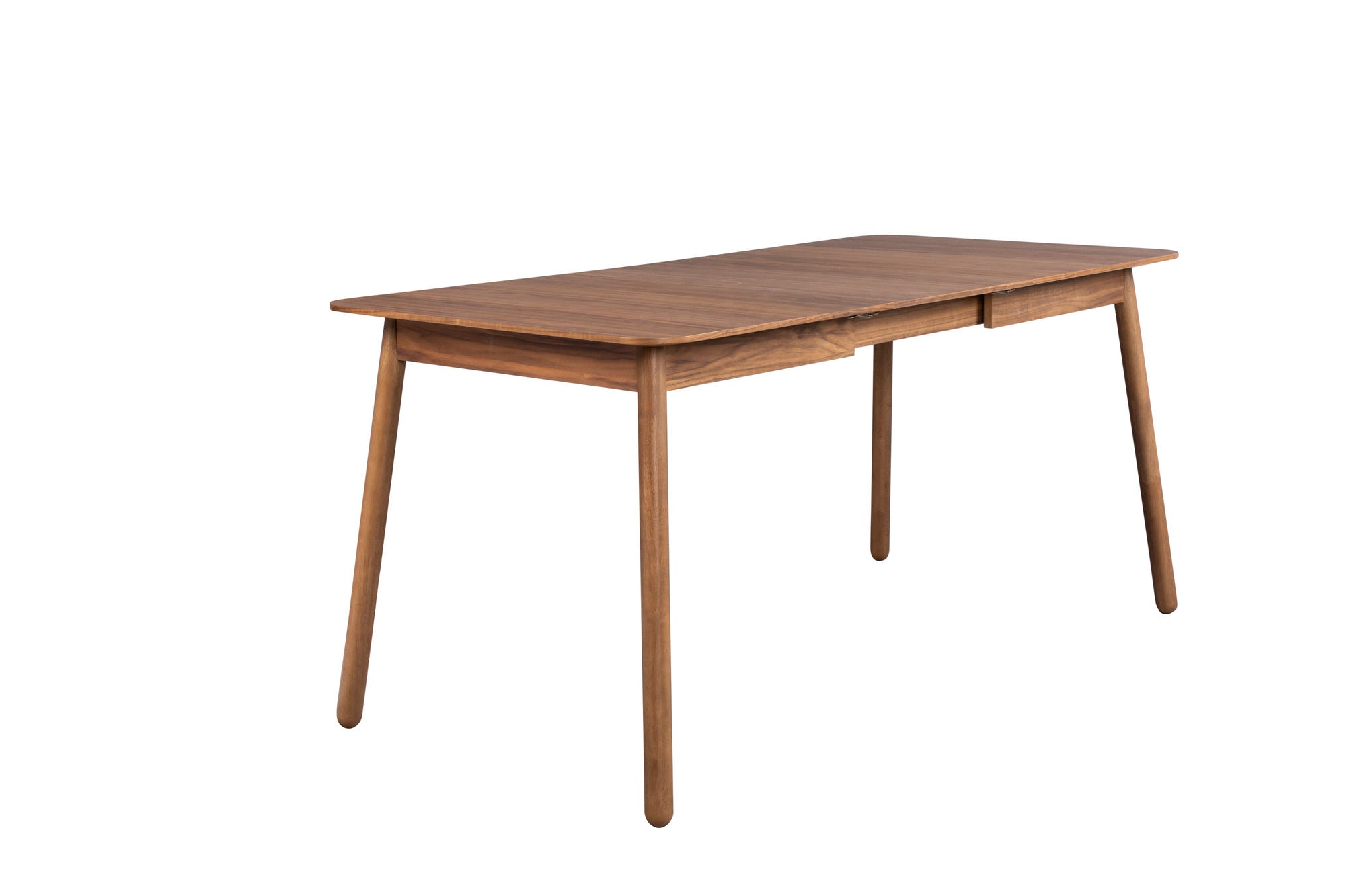 Zuiver Glimps Walnut Brown Wood Extending Dining Table